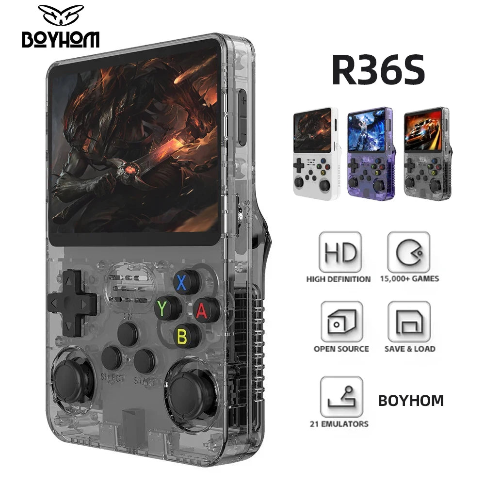 128G R36S Retro Handheld Video Game Console