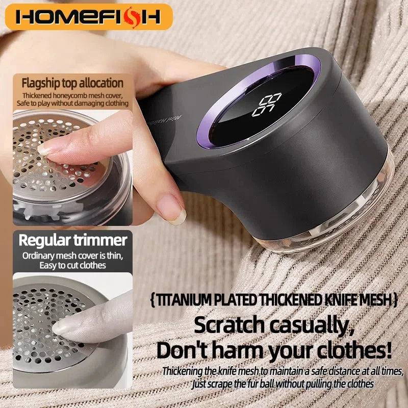 Electric Pellet Machine Hair Ball Lint Trimmer