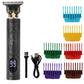 T9 LCD Electric Hairdresser Oil Shaving Head Electric Pusher