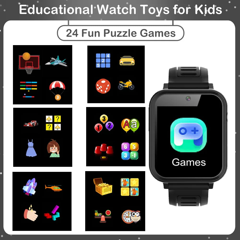 Children's Wristwatch 24 Games Kids Smart Watch