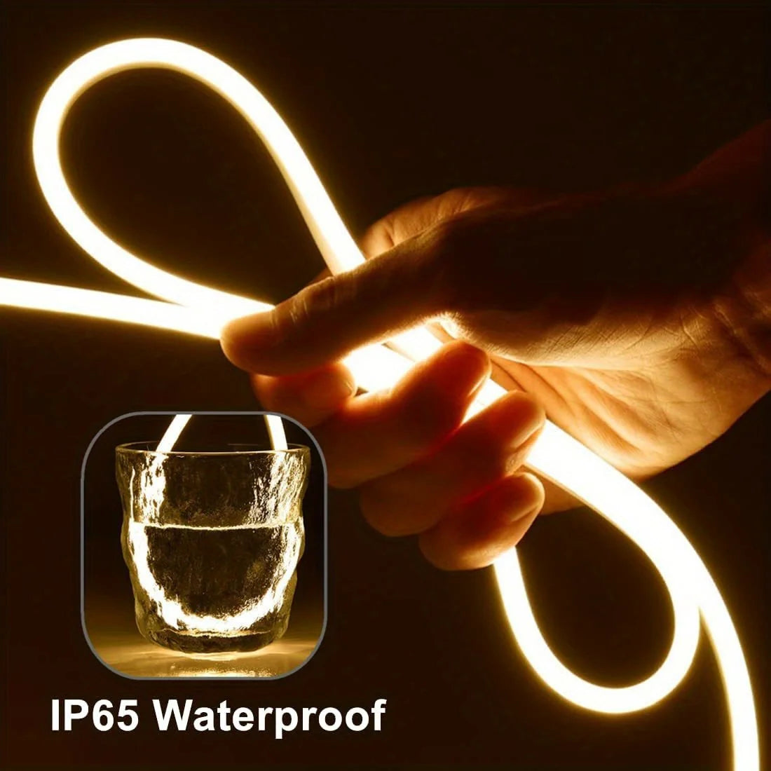 LED Strip Neon Light USB DC 5V Dimmable Touch Sensor Switch